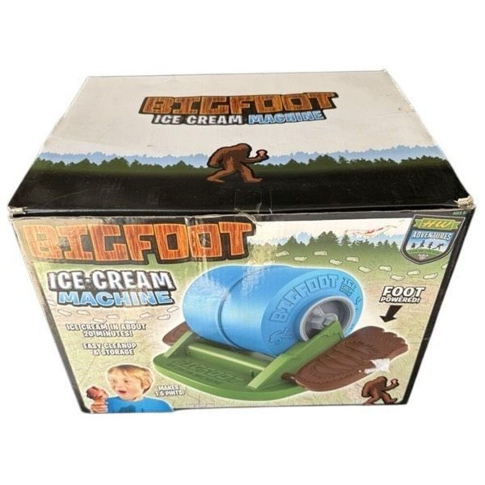 Hog Wild Bigfoot Foot Powered Ice Cream Machine -Open Box